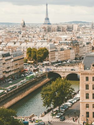 Vue aérienne de Paris